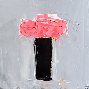 Roses in a Black Jar