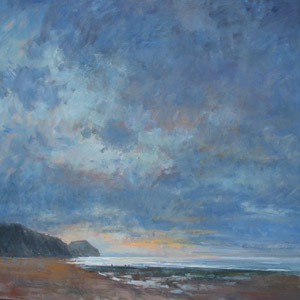 Winter Evening at the Beach