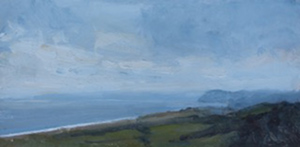 View across Lyme Bay