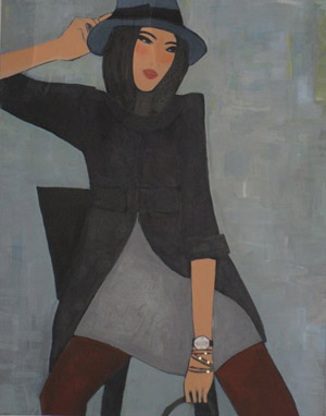 Girl with Trilby